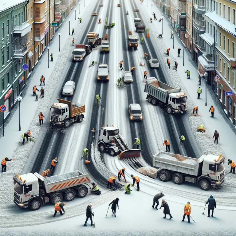 Кировские дорожники усилили работу: как в городе «заделывают» дороги после метели