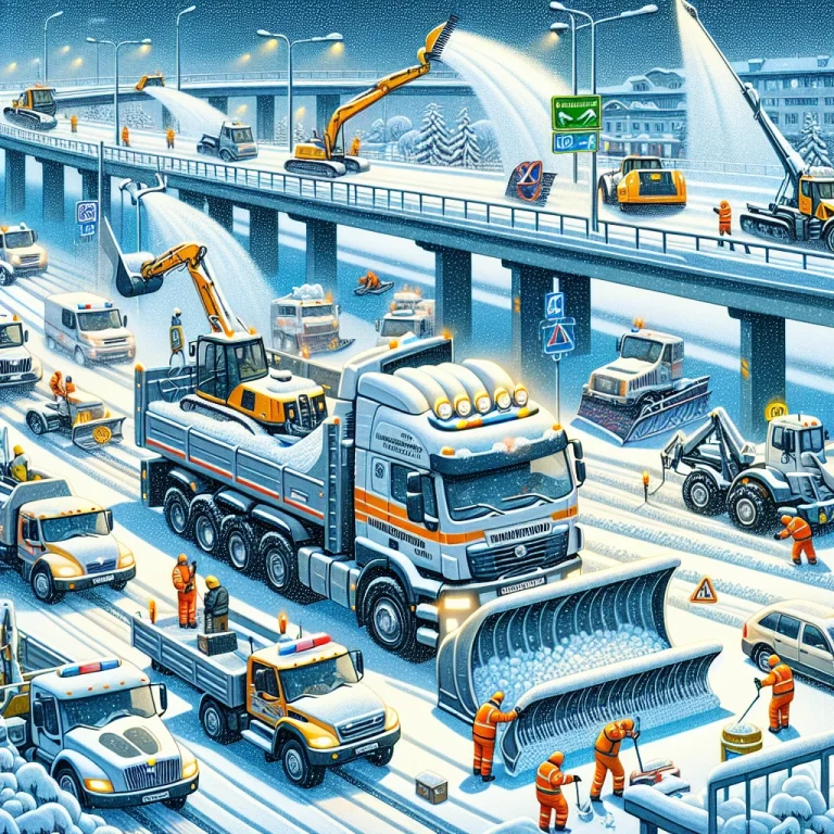 Дорожные службы работают в усиленном режиме: почти 400 машин очищают дороги от снега